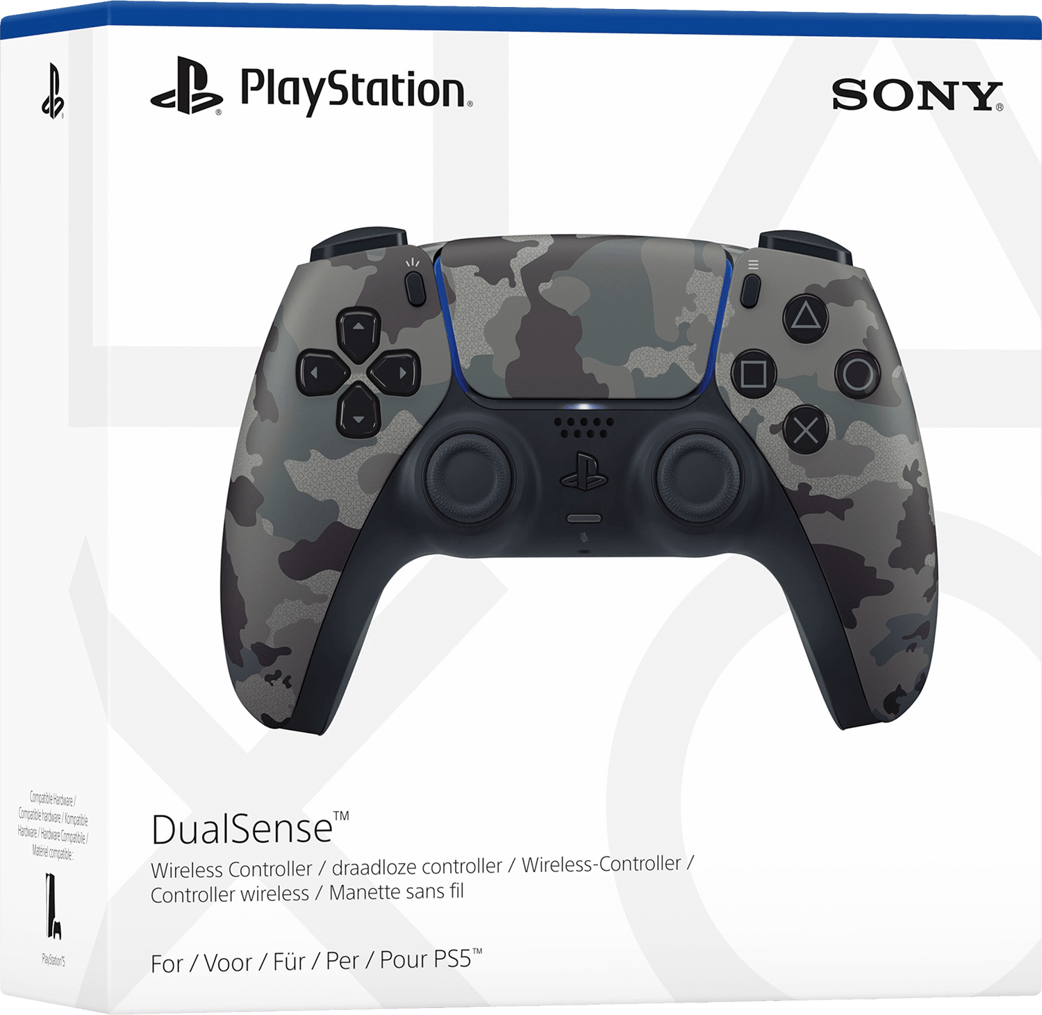 PlayStation 5 DualSense Controller - Grey Camouflage (PS5) | PlayStation 5