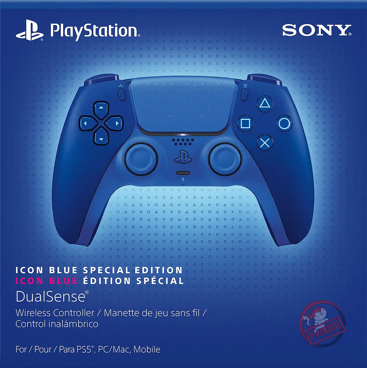 PlayStation 5 DualSense Controller - Icon Blue Special Edition (PS5 ...