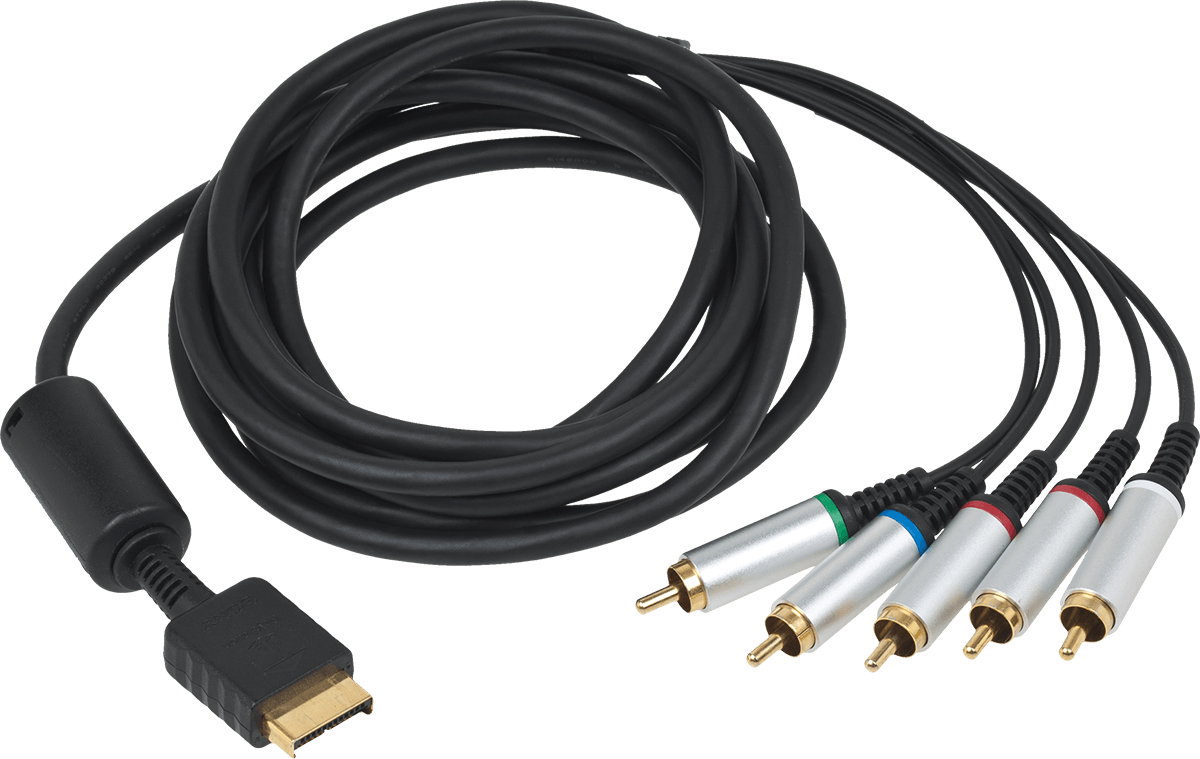 PlayStation Component AV Cable (PS2 / PS3)