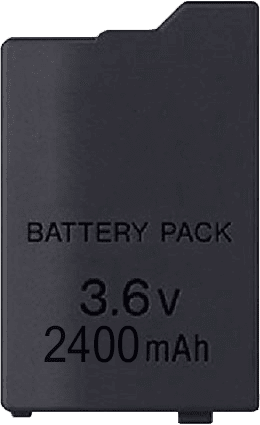 PlayStation Portable 2400mAh Battery Pack Replacement - Lite / Slim / 2000 / 3000 Series (PSP) | PlayStation Portable