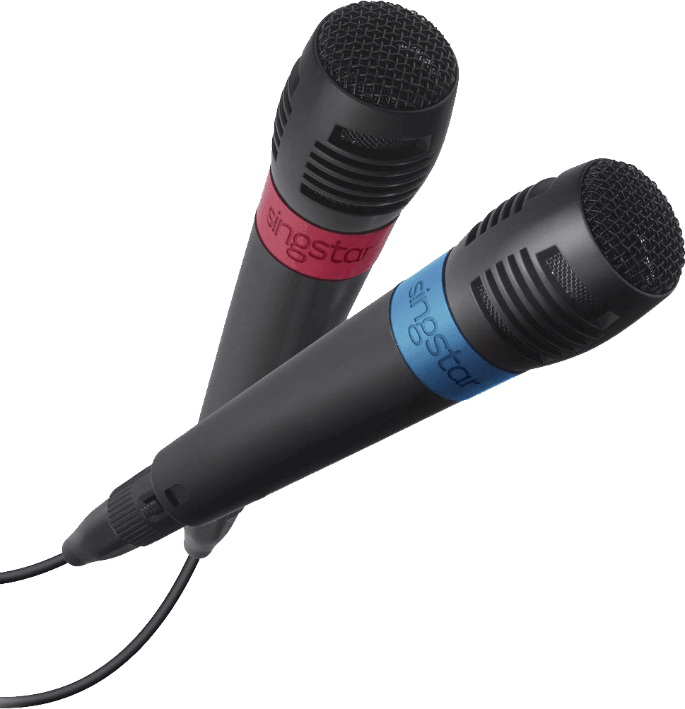PlayStation SingStar Wired Microphones (PS2 / PS3 / PS4)(Pwned) | Buy Pwned Games with confidence. | PS3 Accessories [pwned]