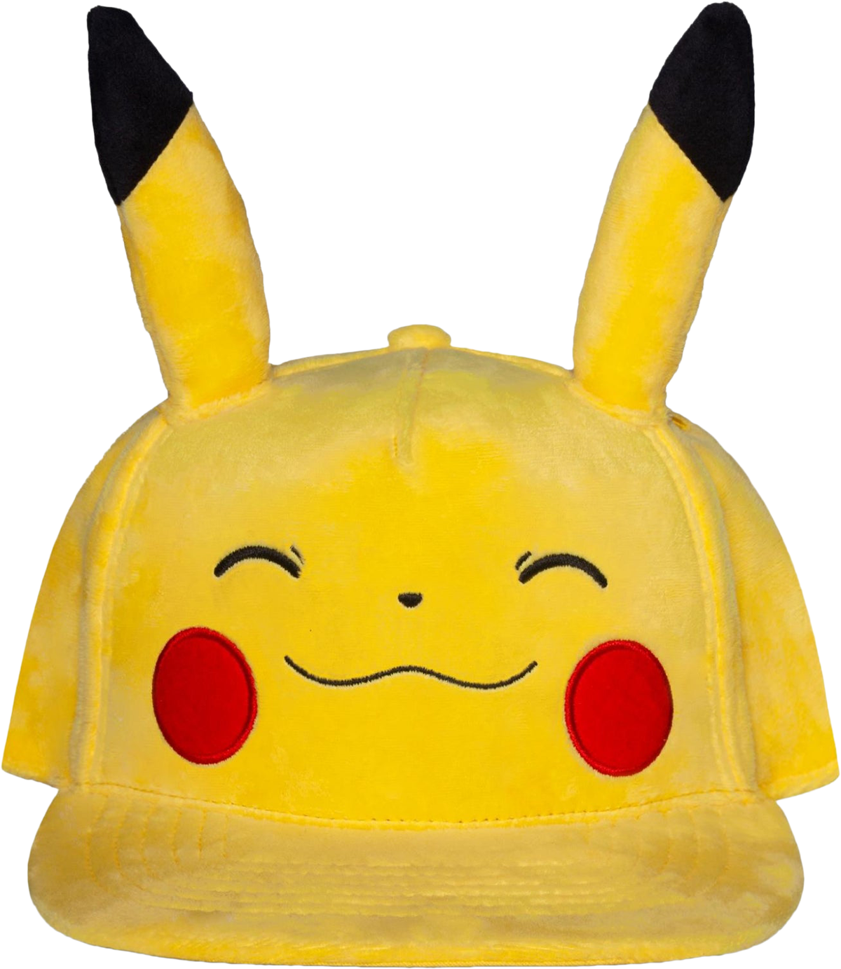 Pokemon Snapback Cap - Smiling Pikachu with Ears
