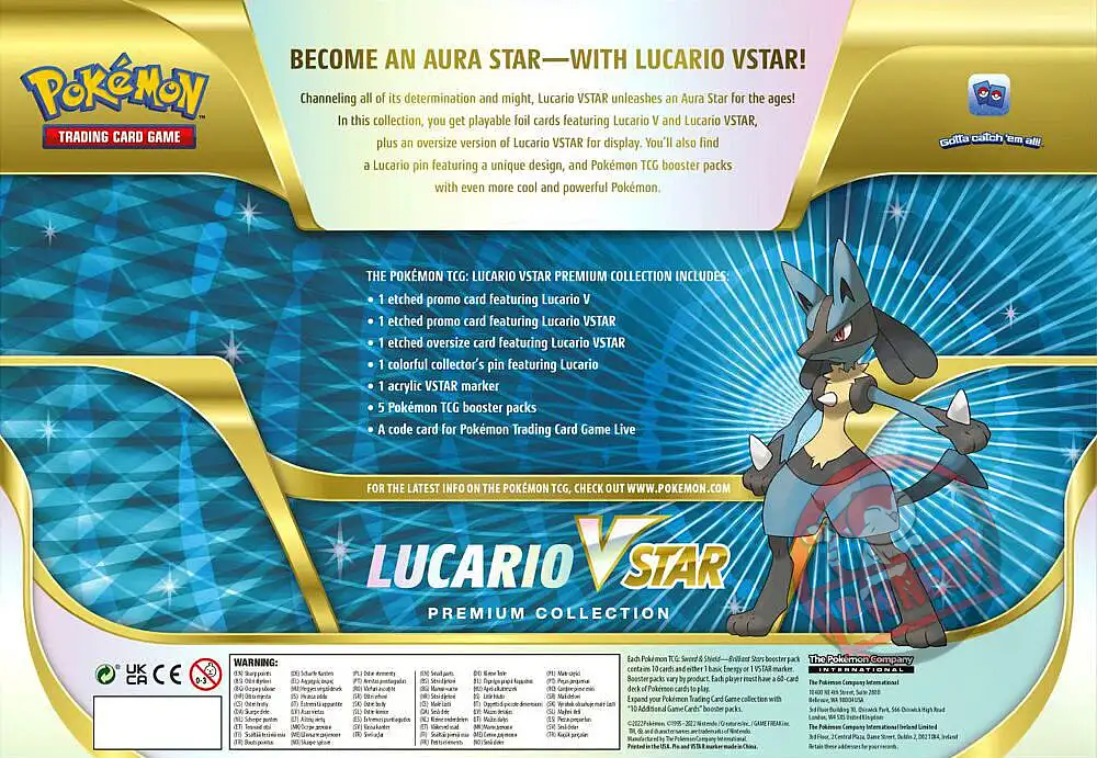 Pokémon-Sammelkartenspiel: Premium‑Kollektion Lucario-VSTAR