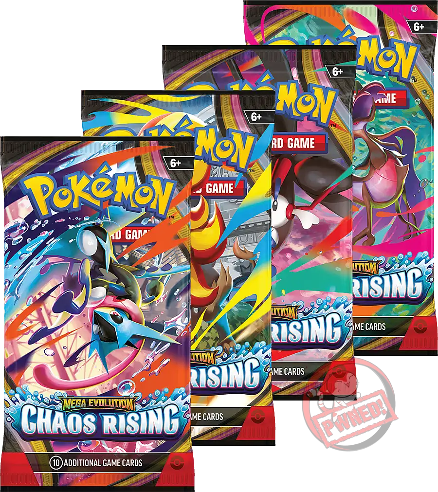 Pokemon TCG: Mega Evolution - Chaos Rising Booster Packs