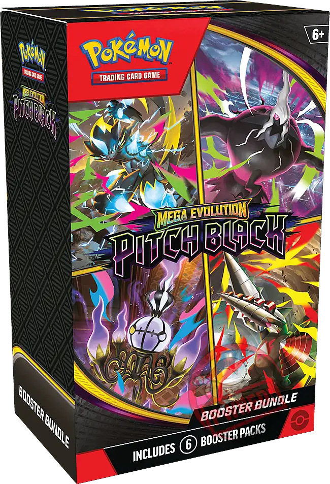 Pokemon TCG: Mega Evolution - Pitch Black 6 Booster Bundle