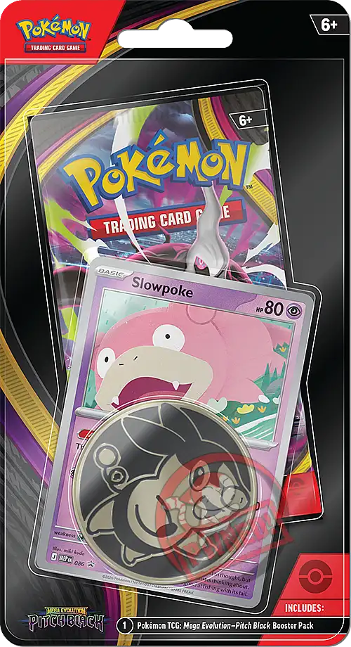 Pokemon TCG: Mega Evolution - Pitch Black Blister - Slowpoke