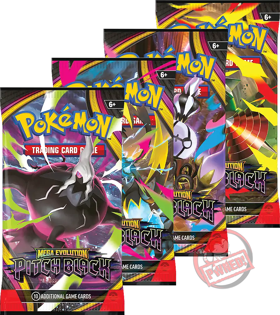 Pokemon TCG: Mega Evolution - Pitch Black Booster Packs