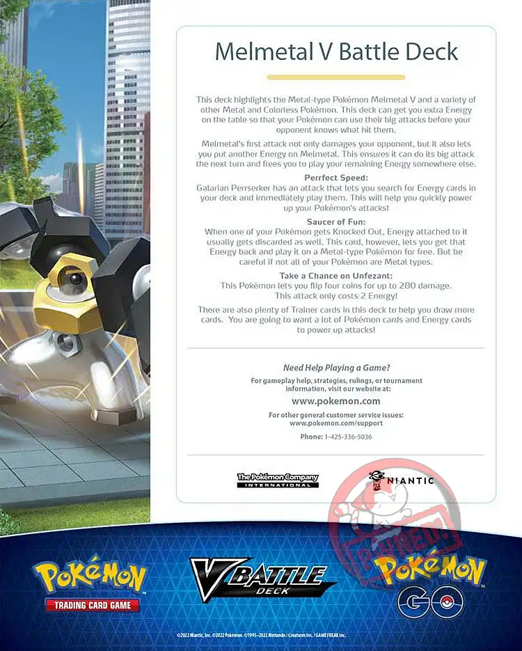 pokemon 25th anniversary cards price Pokemon TCG: Pokemon GO (Mewtwo V / Melmetal V) Battle Deck main image 0