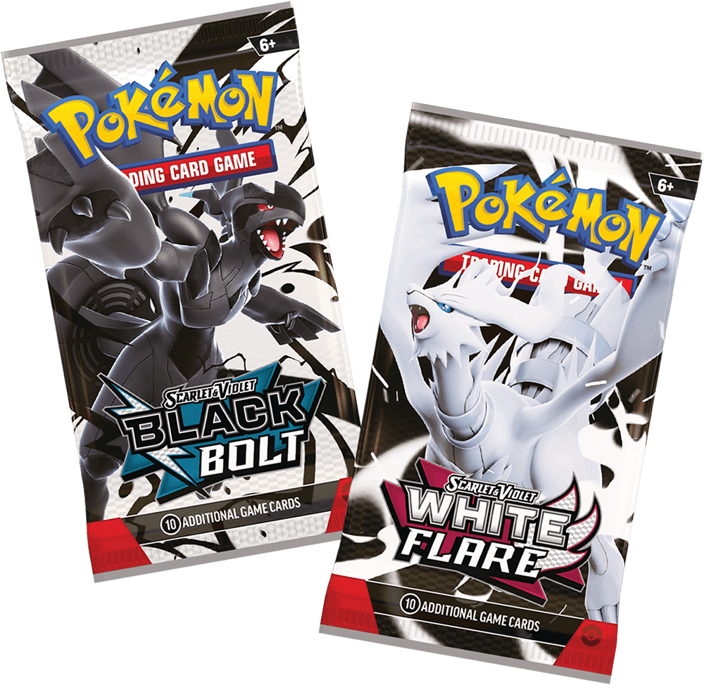 pokemon_tcg_scarlet_violet_black_bolt_white_flare_booster_pack.png Pokemon: Scarlet & Violet - Black Bolt & White Flare Booster Packs