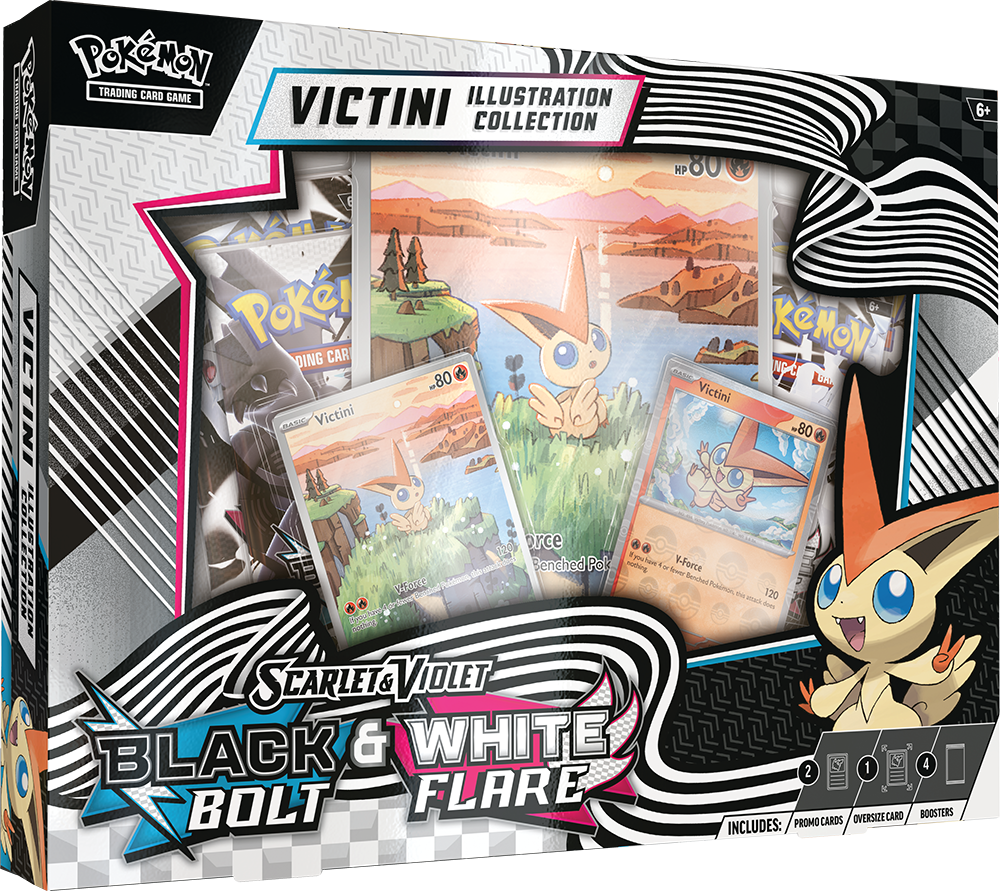 pokemon_tcg_scarlet_violet_black_bolt_white_flare_victini_illustration_collection.png Pokemon TCG: Scarlet & Violet - Black Bolt & White Flare Victini Illustration Collection
