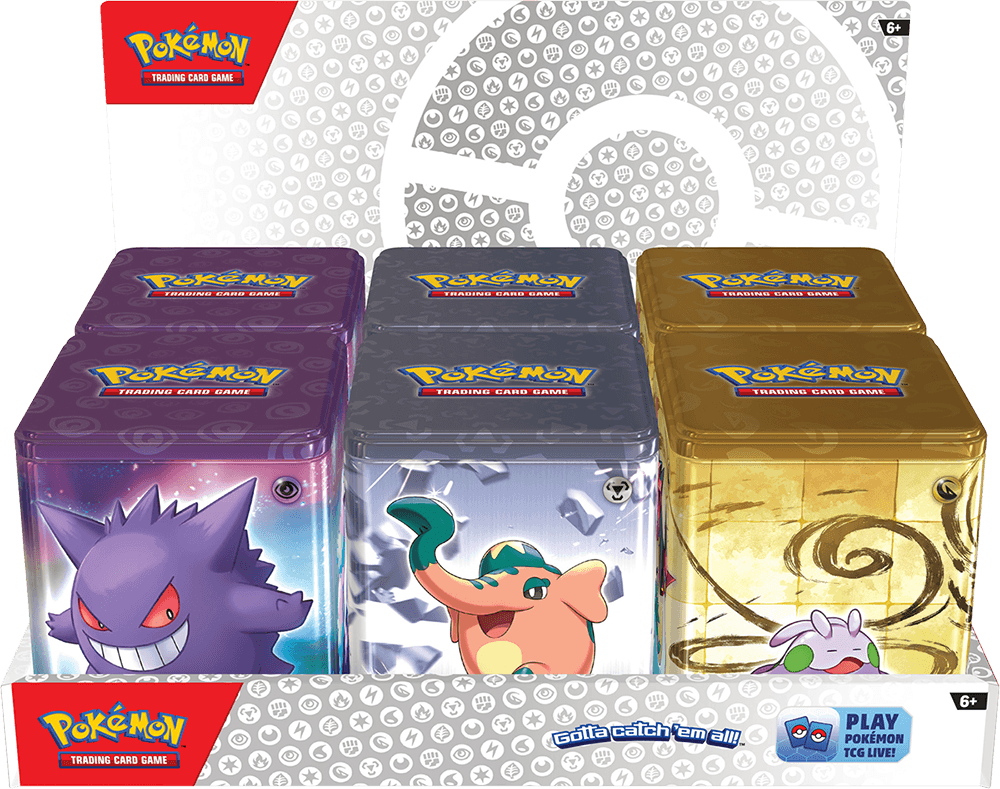 Pokemon TCG - Stackable Tins (March 2024)