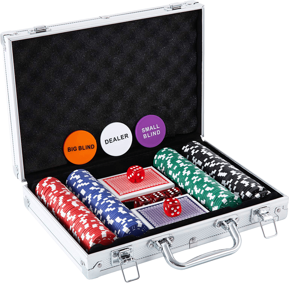 Poker Set with Aluminium Case - 200 Piece