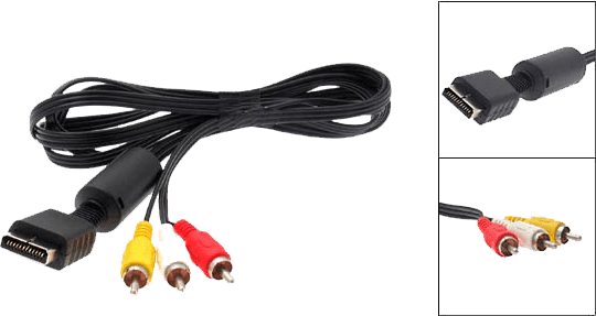 PlayStation AV to RCA Cable - Generic (PS1 / PS2 / PS3) | PlayStation