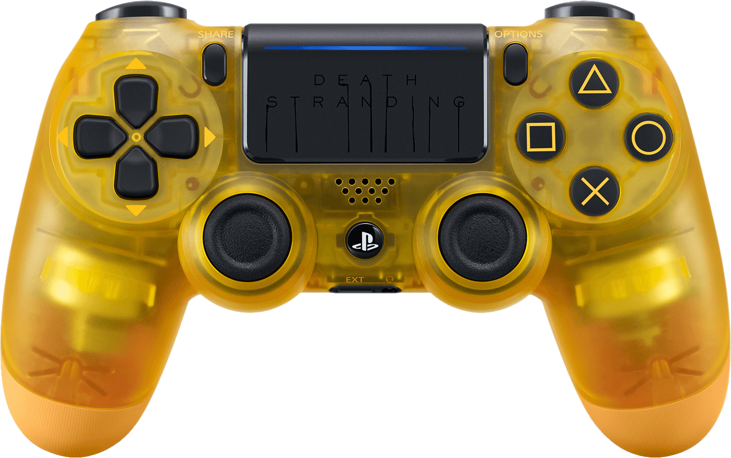 ps4_dualshock_4_controller_v2_death_stranding-1.png PlayStation 4 DualShock 4 Controller v2 - Translucent Orange Death Stranding Limited Edition (PS4) | PlayStation 4