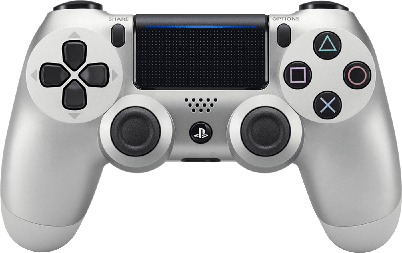 ps4_dualshock_4_controller_v2_silver-2.png PlayStation 4 DualShock 4 Controller v2 - Silver (PS4) | PlayStation 4