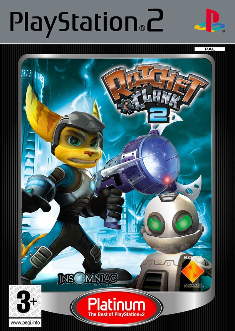 ratchet_and_clank_2_platinum_ps2-2.jpg Ratchet & Clank 2: Locked & Loaded - Platinum (PS2) | PlayStation 2