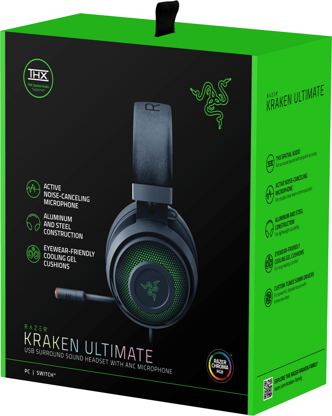Razer Kraken Ultimate Edition Wired Gaming Headset (PC PS4 Switch  Xbox One)(New) Buy from Pwned Games with confidence. PS4 Accessories  [new]