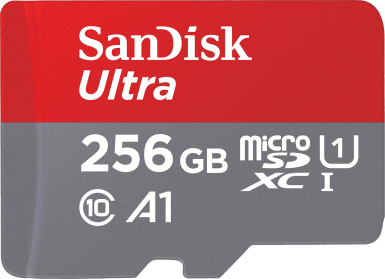 256GB Sandisk Ultra microSDXC - Class 10 (Micro SD / SDXC)