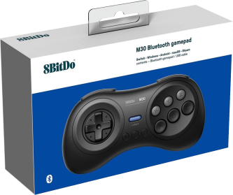 8Bitdo M30 Bluetooth Gamepad - Black (PC / Switch)