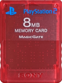8MB PlayStation 2 Memory Card - Crimson Red (PS2) | PlayStation 2
