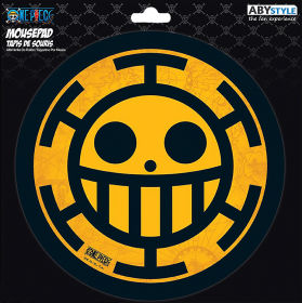 abystyle_one_piece_skull_law_mousepad_small_round