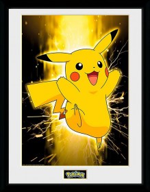 abystyle_pokemon_electric_pikachu_framed_print_30x40