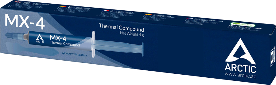 Arctic MX-4 Premium Performance Thermal Paste with Spatula - 4g