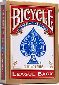 Bicycle Playing Cards - League Back Red