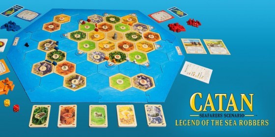 Catan Seafarers Scenario Legend of the Sea Robbers Game *NEW* 