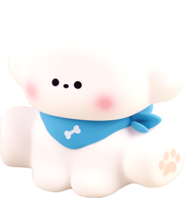Cute Puppy Squishy Night Light
