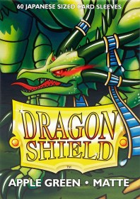 Dragon Shield Matte Apple Green - 60 Japanese Card Sleeves