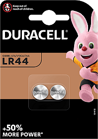 Duracell Alkaline Button Battery 1.5V - 2 Pack - LR44