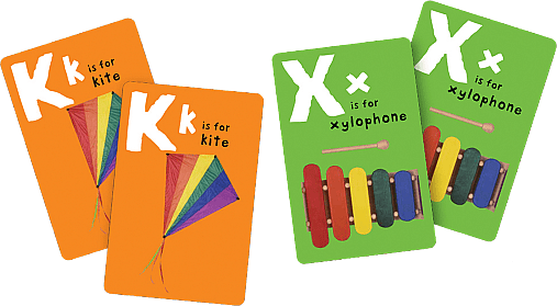 First 100 Matching Card Game - Alphabet