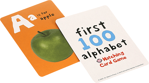 First 100 Matching Card Game - Alphabet