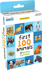 First 100 Matching Card Game - Animals