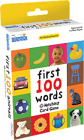 First 100 Matching Card Game - Words