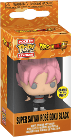 Funko Pocket Pop! Animation: DragonBall Super - Super Saiyan Rose Goku Black Vinyl Figure Keychain (Glow in the Dark)