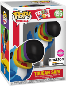 Funko Pop! Ad Icons 195: Kellogg's Froot Loops - Toucan Sam Flying Vinyl Figure (Flocked)