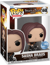 Funko Pop! Animation 1448: Attack on Titan: The Final Season - Sasha Braus Vinyl Figure (Metallic)