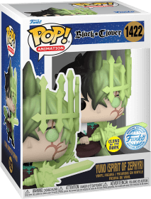 Funko Pop! Animation 1422: Black Clover - Yuno with Spirit of Zephyr Vinyl Figure (Glow in the Dark)