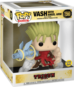 Funko Pop! Deluxe Animation 1560: Trigun - Vash with Angel Arm Vinyl Figure (Glow in the Dark)