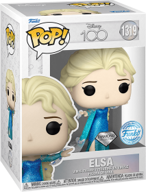 Funko Pop! Disney 1319: Disney 100 - Elsa Vinyl Figure (Diamond Collection)