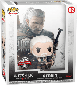 Funko Pop! Games Covers 02: The Witcher III: Wild Hunt - Geralt Vinyl Figure (Special Edition Sticker)