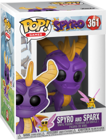 Funko Pop! Games 361: Spyro the Dragon - Spyro and Sparx Vinyl Figure