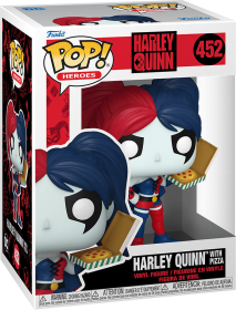 Funko Pop! Heroes 452: Harley Quinn - Harley Quinn with Pizza Vinyl Figure