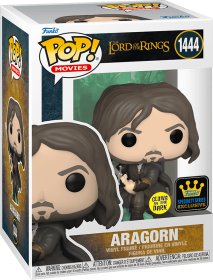 Funko Pop! Movies 1444: The Lord of the Rings - Aragorn Vinyl Figure (Army of the Dead)(Glow in the Dark)