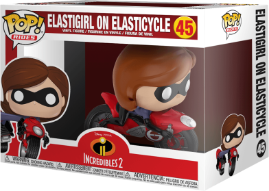 Funko Pop! Rides 45: The Incredibles 2 - Elastigirl on Elasticycle Vinyl Figure
