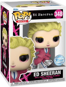 Funko Pop! Rocks 348: Ed Sheeran wearing Pink Suit Vinyl Figure (Bad Habits)(Diamond Collection)
