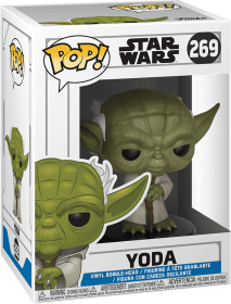 Funko Pop! Star Wars 269: The Clone Wars - Yoda Vinyl Bobble-Head