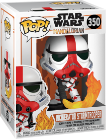 Funko Pop! Star Wars 350: The Mandalorian - Incinerator Stormtrooper Vinyl Bobble-Head